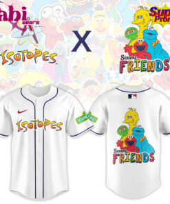 Albuquerque Isotopes Sesame Street Night Baseball Jersey