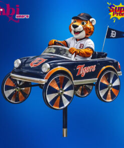 Detroit Tigers Paws Mascot Wind Spinner
