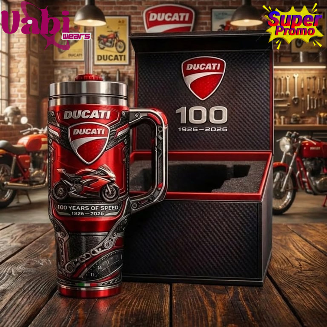 Ducati 100th Years of Speed 1962-2026 Tumbler Ducati 100th Years of Speed 1962-2026 Tumbler