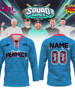 Dude Perfect – Squad Games Tour 2026 Custom Hockey Jersey