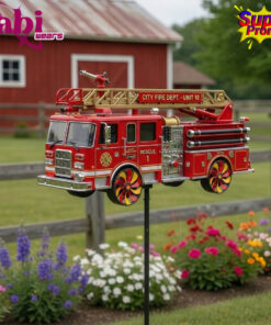 Fire Truck Wind Spinner