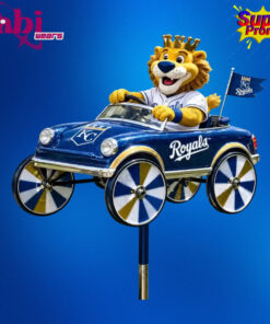 Kansas City Royals Sluggerrr Mascot Wind Spinner