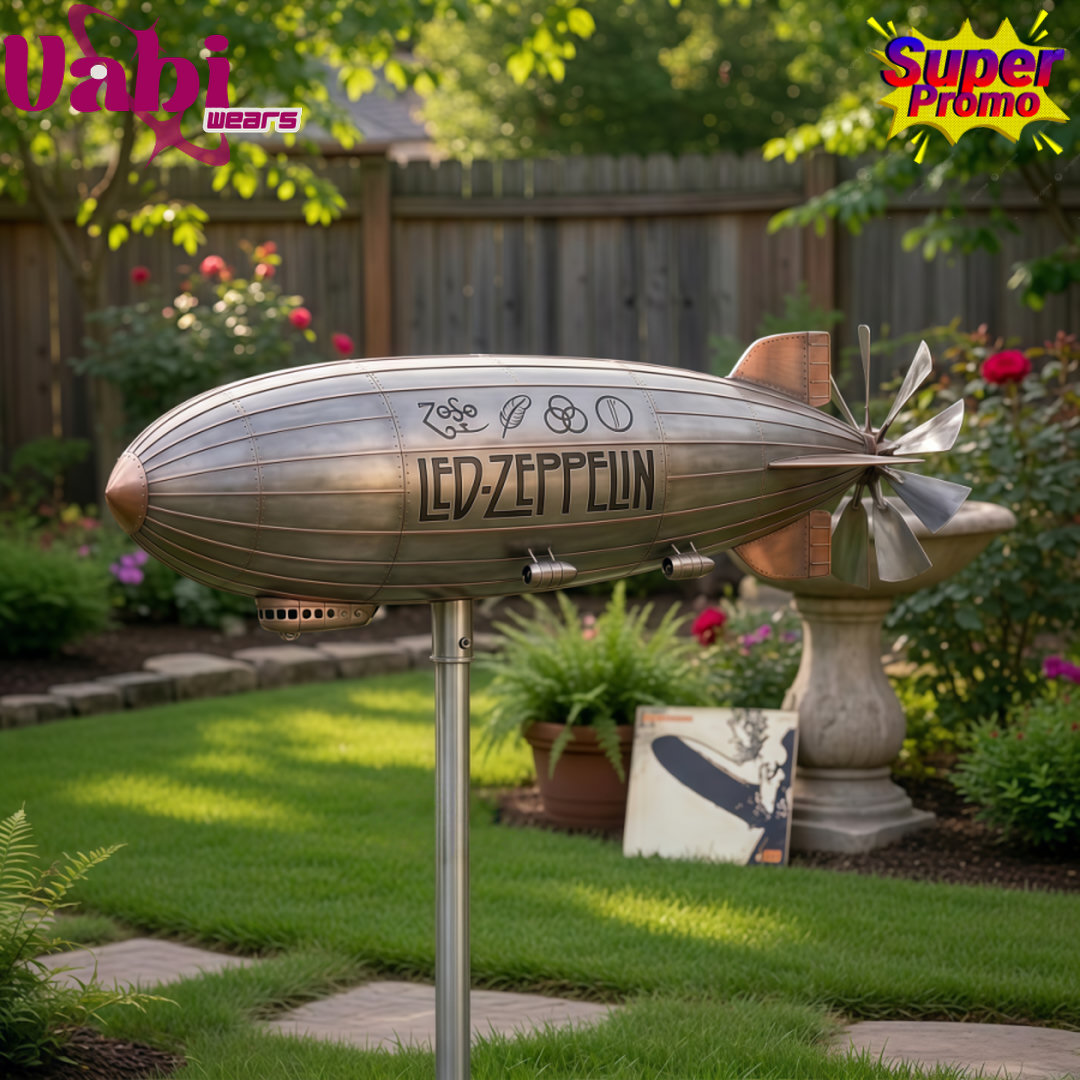 Led Zeppelin Blimp Wind Spinner Led Zeppelin Blimp Wind Spinner