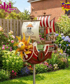One Piece Thousand Sunny Garden Wind Spinner