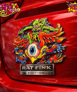 Rat Fink Car Name Badge