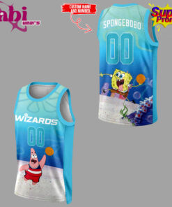 Washington Wizards x SpongeBob SquarePants Night Basketball Jersey