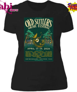 39th Annual Old Settler s Music Festival Driftwood TX 4 17 4 19 2026 Poster Shirt 4.jpg