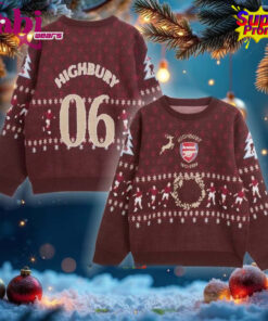 Arsenal Highbury Wonderland Ugly Christmas Sweater