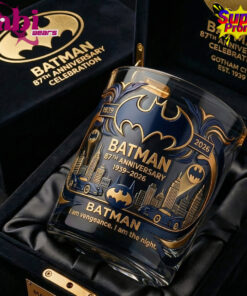 Batman 87th Anniversary Whiskey Glass – Gotham Legacy Edition
