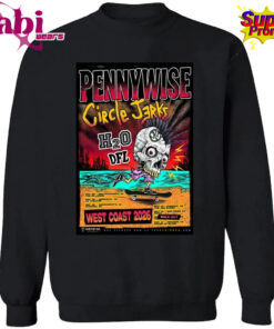 Circle Jerks Band Pennywise West Coast 2026 May Tour Poster Shirt 3.jpg