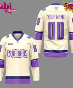 Coachella Valley Firebirds Night of Hockey Fight Cancer 2026 Jersey