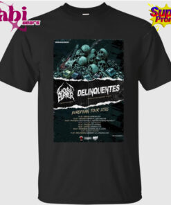 Delinquentes European Tour 2026 New Poster T-Shirt