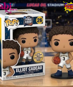 Elliot Cadeau 2026 NCAA Final Four MVP Michigan Wolverines Pop Figure