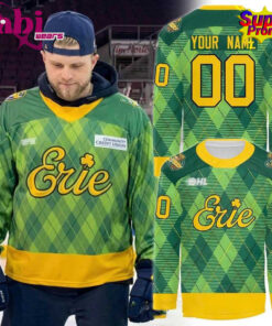 Erie Otters St. Patrick’s Day 2026 Hockey Jersey