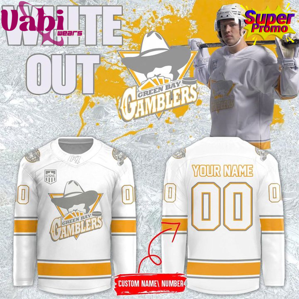 Green Bay Gamblers Throwback Customize Hockey Jersey Green Bay Gamblers Throwback Customize Hockey Jersey