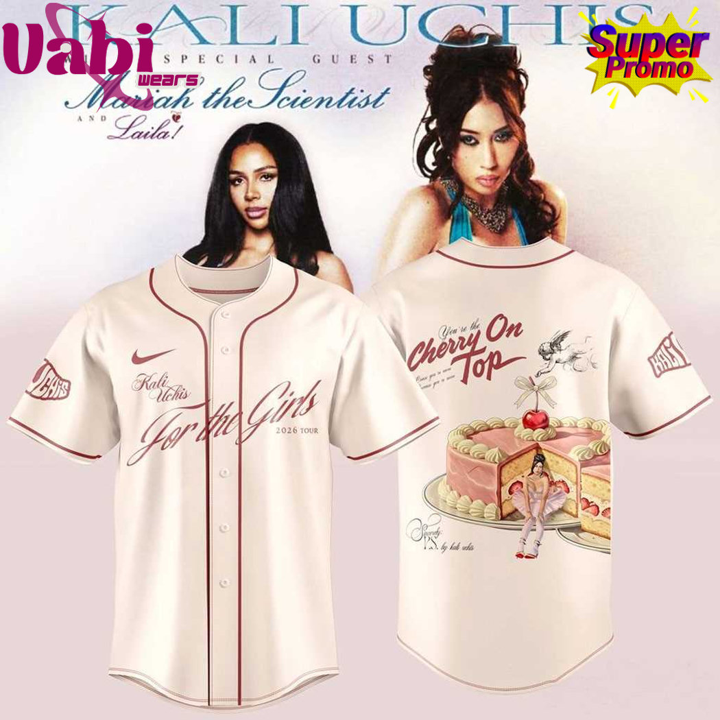 KALI UCHIS For The Girls Tour 2026 Baseball Jersey KALI UCHIS For The Girls Tour 2026 Baseball Jersey