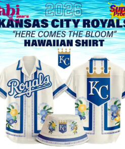 Kansas City Royals “Here Comes the Bloom” Hawaiian Shirt