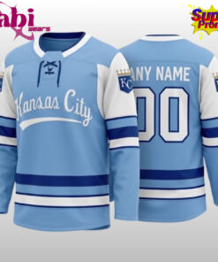 Kansas City Royals “Iced Out” Giveaway 2026 Custom Hockey Jersey