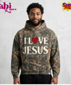 Lamar Jackson I Love Jesus Camo Special Hoodie