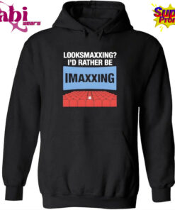 Looksmaxxing I’d Rather Be Movie Maxxing T-Shirt