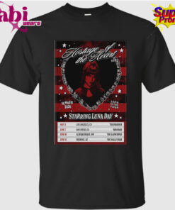 Luna Day The Hostage of the Heart Tour 2026 Poster T-Shirt