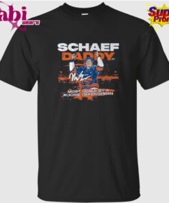 Matthew Schaefer Daddy Most Goals By A Rookie Defenseman Record Shirt