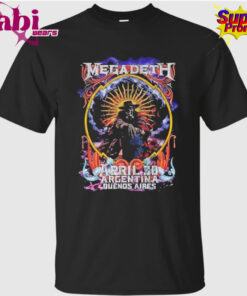 Megadeth Argentina 2026 At Buenos Aires On April 30 2026 T-Shirt