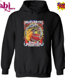 Megadeth Argentina 2026 Merch Tee At Buenos Aires On April 30 2026 Artwork By Blurryoso Cowboy T-Shirt