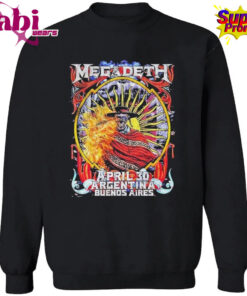 Megadeth Argentina 2026 Merch Tee At Buenos Aires On April 30 2026 Artwork By Blurryoso Cowboy Shirt 3.jpg
