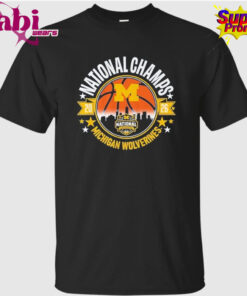Michigan Wolverines MBB 2026 National Champions Circle Shirt