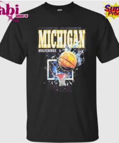 Michigan Wolverines X SANA 2026 NCAA National Champions Shattered Backboard T-Shirt