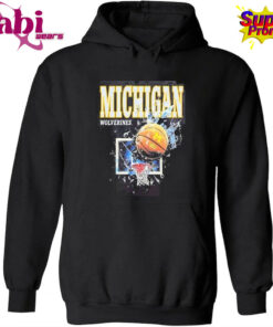 Michigan Wolverines X SANA 2026 NCAA National Champions Shattered Backboard T-Shirt