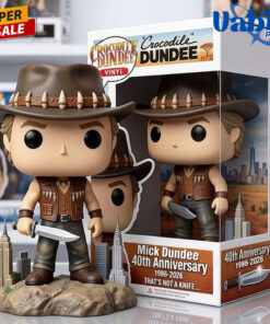 Mick Dundee Crocodile Dundee 40th Anniversary Pop Figure