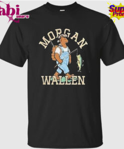 Morgan Wallen 2026 Still The Problem Tour Bear Fishing Shirt