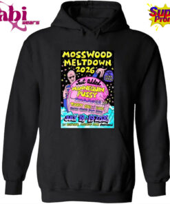 Mosswood Meltdown July 18-19 2026 in Mosswood Park, Oakland, CA Concert Poster Shirt