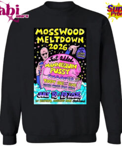 Mosswood Meltdown July 18 19 2026 in Mosswood Park Oakland CA Concert Poster Shirt 3.jpg