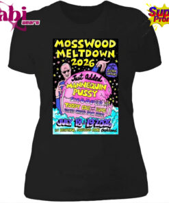 Mosswood Meltdown July 18 19 2026 in Mosswood Park Oakland CA Concert Poster Shirt 4.jpg
