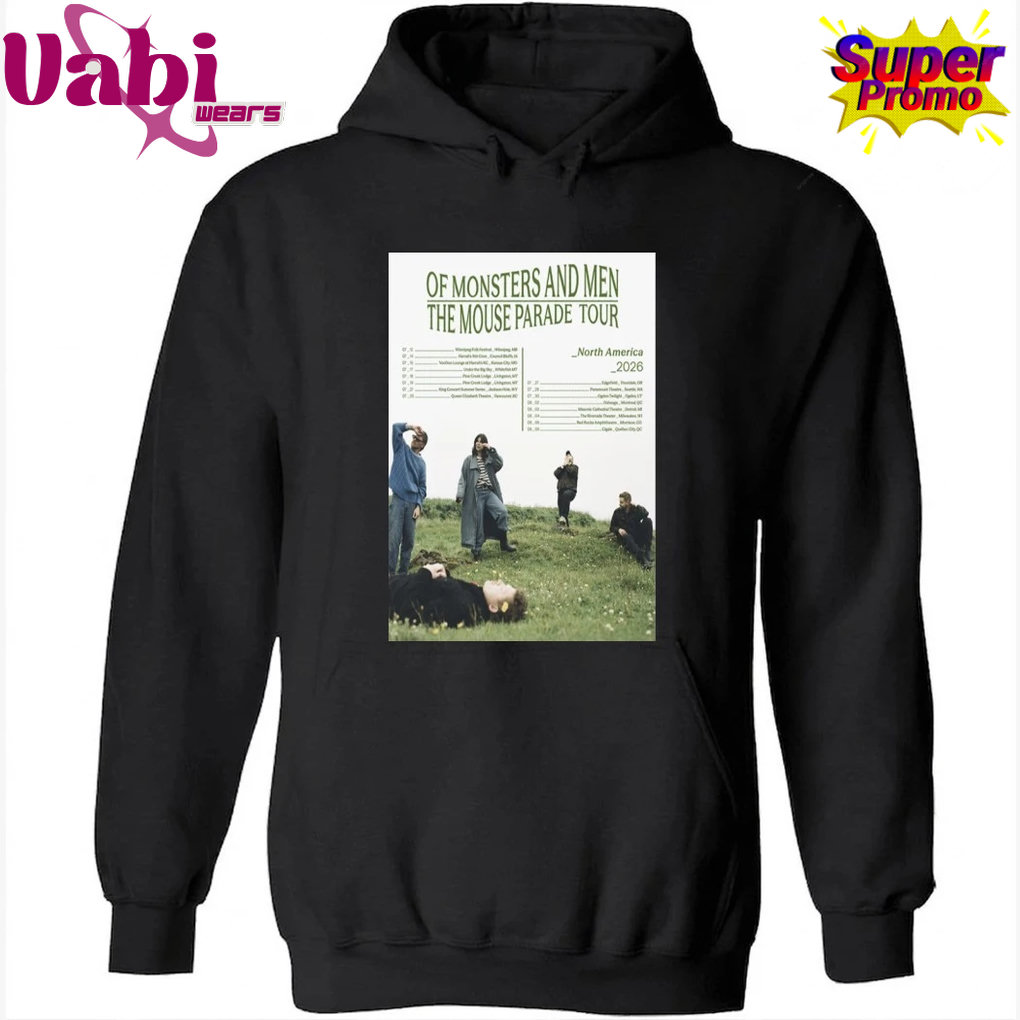 Of Monsters and Men North America 2026 Poster Shirt Of Monsters and Men North America 2026 Poster Shirt