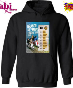 Orange & Lemons Europe 2026 Tour Poster T-Shirt