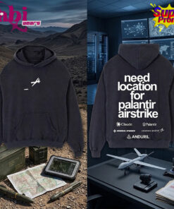 Palantir Airstrike Claude Tech Satire Special Hoodie
