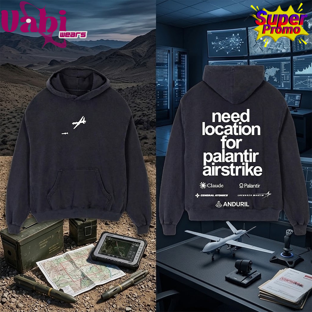 Palantir Airstrike Claude Tech Satire Special Hoodie Palantir Airstrike Claude Tech Satire Special Hoodie