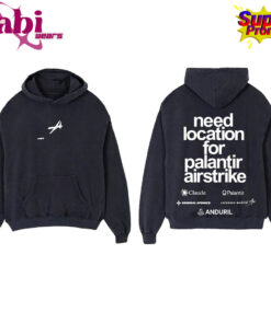 Palantir Airstrike Claude Tech Satire Special Hoodie