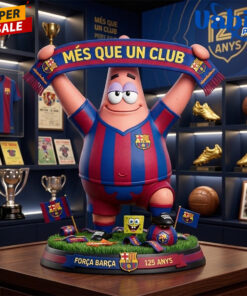 Patrick Star x FC Barcelona 125th Anniversary Statue Nickelodeon Pop Figure