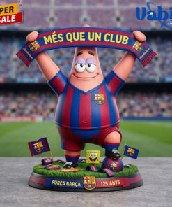 Patrick Star x FC Barcelona 125th Anniversary Statue Nickelodeon Pop Figure