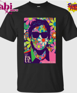 Paul Live Show Poster At The Fonda In Los Angeles CA On March 27-28 2026 Psychedelic Flower Portrait Artwork Shirt