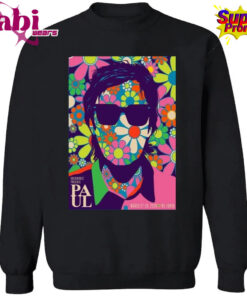 Paul Live Show Poster At The Fonda In Los Angeles CA On March 27 28 2026 Psychedelic Flower Portrait Artwork Shirt 3.jpg