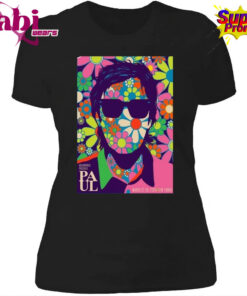 Paul Live Show Poster At The Fonda In Los Angeles CA On March 27 28 2026 Psychedelic Flower Portrait Artwork Shirt 4.jpg
