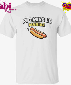 Pig Missile Maniac T-Shirt