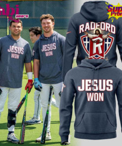 Radford University Jesus Won Cross Baseball Special Hoodie