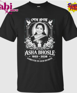 Rest in Peace Asha Bhosle T Shirt 1.jpg